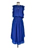 Ramy Brook 100% Polyester Blue Casual Dress Size M - photo 1