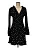 Maje 100% Polyester Stars Black Cocktail Dress Size EU (FR) 38 / US 6 - photo 1