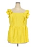 Lane Bryant 100% Polyester Yellow Sleeveless Blouse Size 20 - photo 1