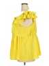 Lane Bryant 100% Polyester Yellow Sleeveless Blouse Size 20 - photo 5