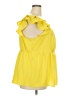 Lane Bryant 100% Polyester Yellow Sleeveless Blouse Size 20 - photo 4