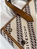 Givenchy 100% Canvas Ivory Tan Canvas Shopper Tote One size - photo 10