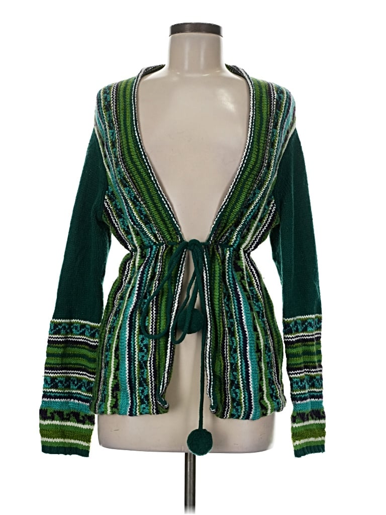 Pre-owned Old Navy Cardigan Sweater In Green