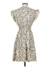 Unbranded 100% Polyester Animal Print Ivory Casual Dress Size XS - photo 2