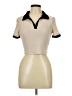 Shein Tan Short Sleeve Turtleneck Size L (petite) - photo 1