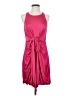 BCBGMAXAZRIA 100% Polyester Solid Pink Casual Dress Size XS - photo 1