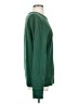 Express 100% Cotton Solid Green Pullover Sweater Size S - photo 4