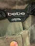 Bebe 100% Cupro Metallic Gray Green Jumpsuit Size 0 - photo 4