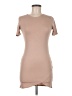 Mind Code Solid Tan Casual Dress Size M - photo 1