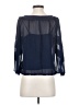 Studio M Blue 3/4 Sleeve Blouse Size S - photo 2