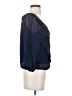 Studio M Blue 3/4 Sleeve Blouse Size S - photo 4