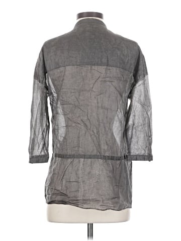 Robbi & Nikki 3/4 Sleeve Button-Down Shirt (view 2)