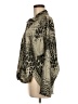 Davi & Dani Animal Print Green Long Sleeve Blouse Size M - photo 5