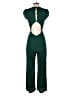Reformation Solid Green Jumpsuit Size 4 - photo 2