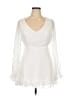 JJ's House 100% Polyester White Cocktail Dress Size XL - photo 1