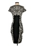 BCBGMAXAZRIA Graphic Black Cocktail Dress Size S - photo 2