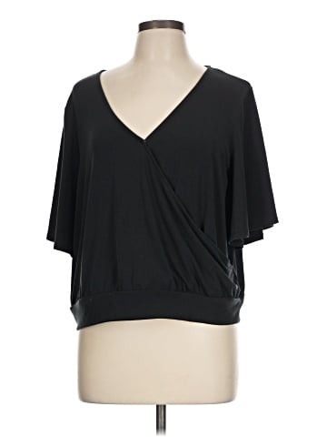 G by Giuliana Rancic Short Sleeve Top (view 1)
