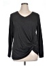 SimpleFun Gray Long Sleeve Top Size XL - photo 1