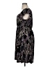 MSK Paisley Purple Cocktail Dress Size XL - photo 5