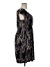 MSK Paisley Purple Cocktail Dress Size XL - photo 4
