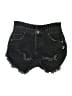 ONE X ONETEASPOON Black Denim Shorts Size 25 waist - photo 1