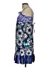 Zoey Print Blue Cocktail Dress Size 12 - photo 5