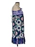 Zoey Print Blue Cocktail Dress Size 12 - photo 4