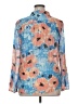 Lark Lane Blue Long Sleeve Blouse Size XL - photo 2