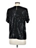 Vine & Love 100% Polyester Black Short Sleeve Blouse Size M - photo 2