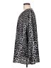 Laura Scott 100% Polyester Animal Print Black Gray Long Sleeve Blouse Size 28 waist - photo 5