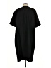 Roaman's 100% Polyester Solid Black Casual Dress Size 10 - photo 2