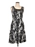 Spense Graphic Black Cocktail Dress Size 10 - photo 1