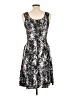 Spense Graphic Black Cocktail Dress Size 10 - photo 2