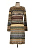 BAILEY'S BLOSSOMS Tweed Brown Casual Dress Size L - photo 1