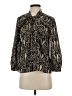Joy Joy 100% Polyester Black Long Sleeve Blouse Size S - photo 1