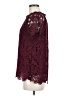 Guest Editor 100% Polyester Burgundy Short Sleeve Blouse Size M - photo 5