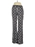 Assorted Brands Print Black Casual Pants Size 4 - photo 1