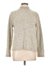Shaver Lake Metallic Silver Turtleneck Sweater Size L - photo 1