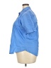 Lady Hathaway Blue Short Sleeve Blouse Size XXL - photo 5