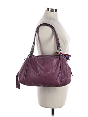 B Makowsky Leather Shoulder Bag (view 2)