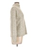 Shaver Lake Metallic Silver Turtleneck Sweater Size L - photo 4