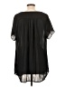 CAbi 100% Polyester Black Short Sleeve Blouse Size L - photo 2