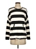 Kensie Stripes Black Pullover Sweater Size S - photo 1