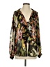 CAbi 100% Polyester Green Long Sleeve Blouse Size XS - photo 1