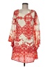 Aggie Orange Cocktail Dress Size M (estimated) - photo 1