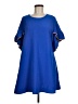 Very J 100% Polyester Blue Casual Dress Size M - photo 1