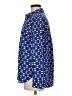 Talbots 100% Cotton Print Blue Long Sleeve Button-Down Shirt Size M - photo 5