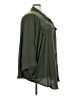 Torrid 100% Polyester Green 3/4 Sleeve Blouse Size 5X Plus (6) - photo 4