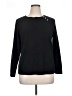 Crystal-Kobe 100% Acrylic Solid Black Pullover Sweater Size 1X - photo 1