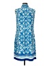 Unbranded Print Blue Casual Dress Size M (estimated) - photo 2